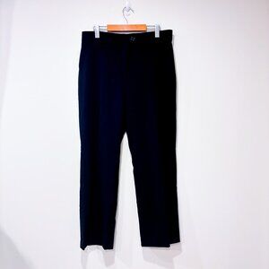 PROPORTION PETITE Navy Straight Leg Tailored Pants Business Casual | Size 14